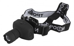 ТРОФИ GB-301 Фонарь налобный [3Вт, 3хААА, карт] Б0030187 - фото 90387