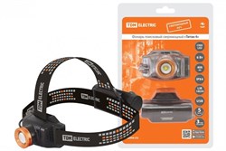 TDM Фонарь «Титан 4» налобный, 6 Вт 1 светодиод CREE 400 лм, 1х18650 3.7 В 2200 мА*ч, IPX4, USB, SQ0350-0064 - фото 90398