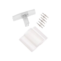 T - коннектор для двухстороннего Гибкого Неона 8х16мм (цена за 1 шт.) 134-062 - фото 90444