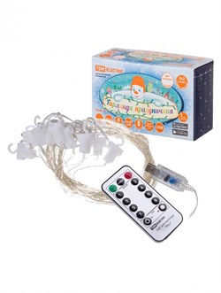 TDM Гирлянда светодиодная "Роса - занавес" 2х2 м, 200LED, белый, ПДУ, USB, IP20, SQ0361-0087 - фото 90468