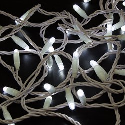 NEON-NIGHT Гирлянда Нить 10м, постоянное свечение, белый ПВХ, 230В, цвет: Белый 305-165 - фото 90523