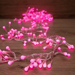 NEON-NIGHT Гирлянда "Мишура LED" 3 м прозрачный ПВХ, 288 диодов, цвет розовый 303-607 - фото 90596