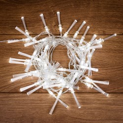 NEON-NIGHT Гирлянда светодиодная "Кисточки" 48 LED БЕЛЫЕ 5 метров 303-035 - фото 90650