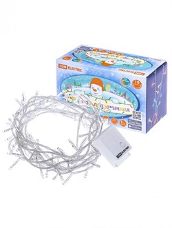 TDM Гирлянда светодиодная СГ100M10, многоцвет., 10м, 8 режимов, 250 В, SQ0361-0037 - фото 90656