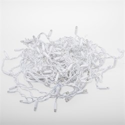 NEON-NIGHT Гирлянда Айсикл (бахрома) светодиодный, 2,4 х 0,6 м, белый провод, 230 В, диоды синие, 76 LED 255-033-6 - фото 90681