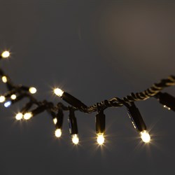 ЭРА ERAPS-NK3 Гирлянда 30LED Нить 3 м, теплый свет, бел. мерц., черн. каучук, 220В, IP65 Б0051886 - фото 90720