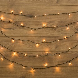 NEON-NIGHT Гирлянда "Твинкл Лайт" 6 м, темно-зеленый ПВХ, 40 LED, цвет ТЕПЛЫЙ БЕЛЫЙ 303-026 - фото 90907