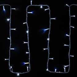NEON-NIGHT Гирлянда модульная «Дюраплей LED» 20 м, 200 LED, белый каучук, мерцающий Flashing (каждый 5-й диод) свечение белое 315-535 - фото 90983