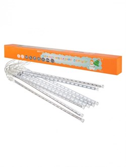 TDM Гирлянда "Сосульки", падающий белый свет, 30 см, 8 шт в комплекте, 3,8 м, SQ0361-0026 - фото 91015