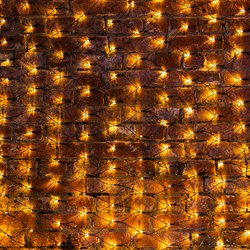 NEON-NIGHT Гирлянда "Сеть" 2х1,5м, черный ПВХ, 288 LED ТЕПЛЫЙ БЕЛЫЙ 215-026 - фото 91033