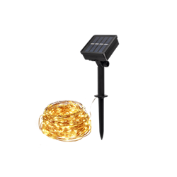ФАZA Гирлянда солнечная Солнечн. свет-к SLR-G03-100Y нить, желт. 100 LED .5033320 - фото 91042