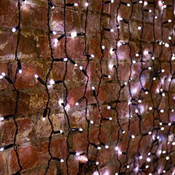 NEON-NIGHT Гирлянда "Светодиодный Дождь" 2х1,5м, постоянное свечение, черный провод, 230 В, диоды БЕЛЫЕ, 360 LED 235-125 - фото 91043