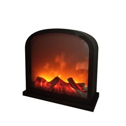 NEON-NIGHT Светодиодный камин «Шале» с эффектом живого огня 30х13х28 см, батарейки 3хС (не в комплекте) или от USB (в комплекте) 511-006 - фото 91111