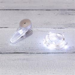NEON-NIGHT Гирлянда «Роса» с прищепкой 3 м, 30 LED, белое свечение, 2хCR2032 в комплекте NEON-NIGHT 302-015 - фото 91231