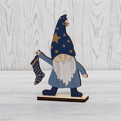 NEON-NIGHT Деревянная фигурка «Гном с носком» 15х4х17 см 504-009 - фото 91257