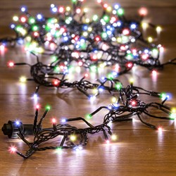 NEON-NIGHT Гирлянда «Кластер LED» 3 м, темно-зеленый ПВХ IP20, 288 диодов, цвет мультиколор 303-629 - фото 91271