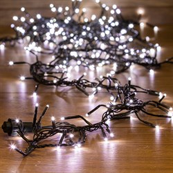 NEON-NIGHT Гирлянда «Кластер LED» 3 м, темно-зеленый ПВХ IP20, 288 диодов, цвет белый 303-625 - фото 91276