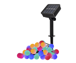 ФАZA Гирлянда солнечная Солнечн. свет-к SLR-G07-30M гирл., мат.шарики, мультицв .5040847 - фото 91345