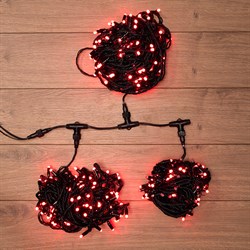 NEON-NIGHT Гирлянда "LED ClipLight" 24V, 3 нити по 20 м, свечение с динамикой, цвет диодов Красный 323-302 - фото 91478