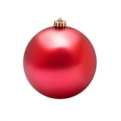 Елочная фигура Шар, 15 см, цвет красный матовый 502-302 - фото 91483