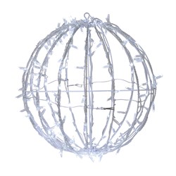 NEON-NIGHT Шар светодиодный 230V, диаметр 30 см, 120 светодиодов, эффект мерцания, цвет белый 501-612 - фото 91532