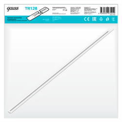 Gauss Шинопровод встраиваемый 2м белый (с адаптером питания и заглушкой) TR128 - фото 91970