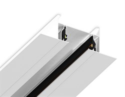Ambrella Шинопровод встраиваемый однофазный Standard 220V GL7121 WH белый 1000*58.6*18 (ввод питания, 1 заглушка, крепление в комплекте) GL7121 - фото 92168