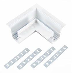 ST Luce ST007.529.00 Угол-соединитель для встраиваемого магнитного шинопровода белый ST007.529.00 - фото 92251