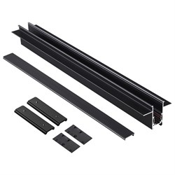 Novotech 135230 SHINO NT23 000 черный Шинопровод для встраиваемого монтажа в ГКЛ (заглушки 2шт, прямые соединители 2шт, крышка из пластика) IP20 48V F 135230 - фото 92692