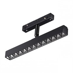 Novotech 358610 SHINO NT21 000 черный трековый светильник для низковольного шинопровода IP20 LED 4000K 12W 48V FLUM 358610 - фото 92735
