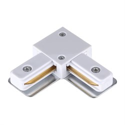 Novotech 135141 PORT NT22 белый Соединитель с токопроводом "L" для однофазного двухжильного шинопровода IP20 220V 135141 - фото 93025