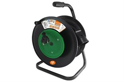 TDM Удлинитель на катушке силовой народный с 1 выносной роз. ПВС 1300 Вт б/з, 50м УС-11081 SQ1307-0404 - фото 93102