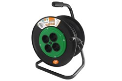 TDM Удлинитель на катушке силовой народный 4 гнезда ПВС 3500 Вт с/з, 20м УС1-43131 SQ1307-0521 - фото 93116