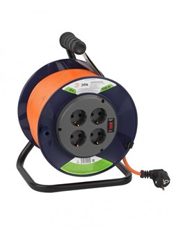 ЭРА RPx-4es-3x1.5-40m Удлинитель силовой на п. катушке c/з 4 гн 40м ПВС 3х1.5 Б0046836 - фото 93143