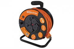 TDM Удлинитель силовой на катушке УКз16-004 (IP44 4 места/40м ПВС 3х1,5) SQ1301-0542 - фото 93152