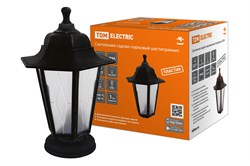 TDM Светильник садово-парковый НТУ 06-60-001 шестигранник, напольный, пластик, расс.пластик, черный SQ0330-0767 - фото 93311