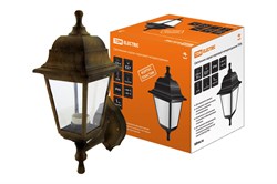 TDM Светильник садово-парковый НБУ 04-60-001 четырехгранник, настенный, пластик, бронза SQ0330-0714 - фото 93376