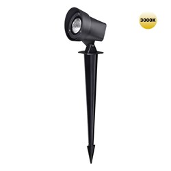 Novotech 359218 STREET NT23 черный Светильник ландшафтный светодиодный грунтовой IP65 LED 13W 110-240V 1040Лм 3000К LANDSCAPE 359218 - фото 93404