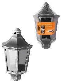 TDM Светильник садово-парковый НБУ 06-60-003 настенный, пластик, расс. поликарбонат, серебро SQ0330-1404 - фото 93412