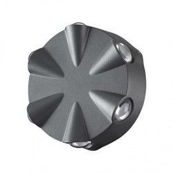 Novotech 358941 STREET NT22 темно-серый Светильник ландшафтный светодиодный IP54 LED 4000К 6W 85-265V CALLE 358941 - фото 93432