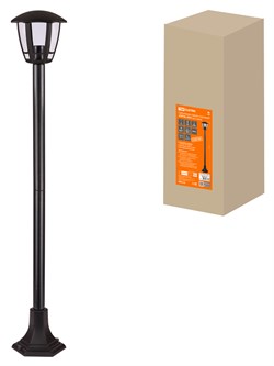 TDM Светильник садово-парковый "СИТИ" НТУ 07-60-004 У1 6-ти гранник на стойке h=1120 мм черный SQ0330-1310 - фото 93436