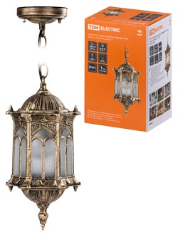 TDM Светильник садово-парковый "Ампир" 60 Вт, подвес шагрень/бронза Е27 SQ0330-0089 - фото 93573