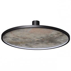 Odeon Light 5078/55L L-VISION ODL24 черн./серо-беж./металл/натур.камень/акрил Настен.-потолочн.cветильн. LED 55W 3000K STOFLAKE 5078/55L - фото 93977