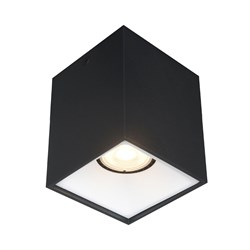 ST LUCE ST168.452.01 Светильник потолочный Черный GU10 1*50W IP20 L82,5xW82,5xH104 220V Без ламп ST168.452.01 - фото 94046