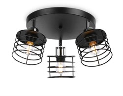 Ambrella Потолочный светильник в стиле лофт TR8092/3 BK/CH черный/хром E27*3 max 40W D372*190 TR8092 - фото 94289