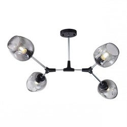 Freya Modern Desi Черный Потолочный светильник E27 60W FR5006CL-04B - фото 94335