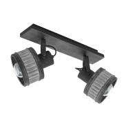 Eglo TURROCK Настенно-потолочный светильник TURROCK, 2Х28W, E27, L575, B160, H310, сталь, серая патина/черн 43445 - фото 94363