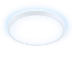 Ambrella Потолочный светодиодный светильник FZ3001 WH белый IP44 24W+10W 6400+6400К D290*40 (Без ПДУ) FZ3001 - фото 94382