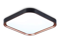 Ambrella Потолочный светодиодный светильник FZ1271 BK/PGD черный/розовое золото 27W 5000K 350*350*60 (Без ПДУ) FZ1271 - фото 94760