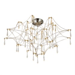 ST LUCE SL6601.102.78 Светильник потолочный Хром/Прозрачный LED 78*0,35W 3000K SL6601.102.78 - фото 94802